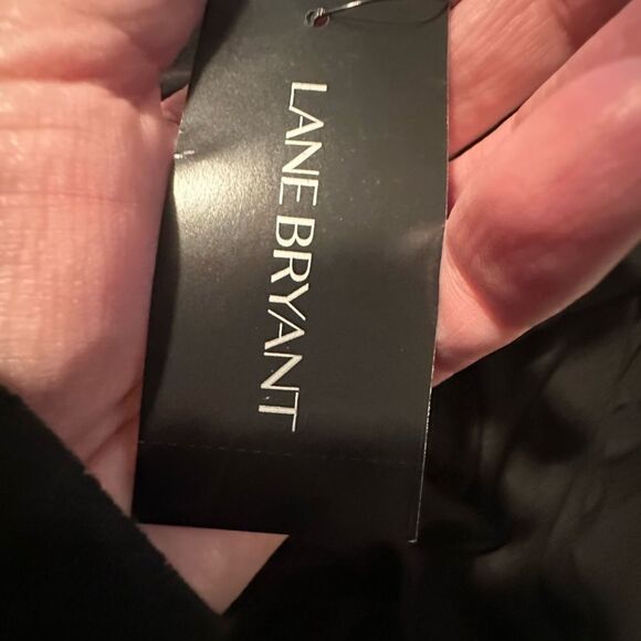 NWT Lane Bryant Elegant Black Wrap Dress - Size 18/20 - Picture 8 of 9